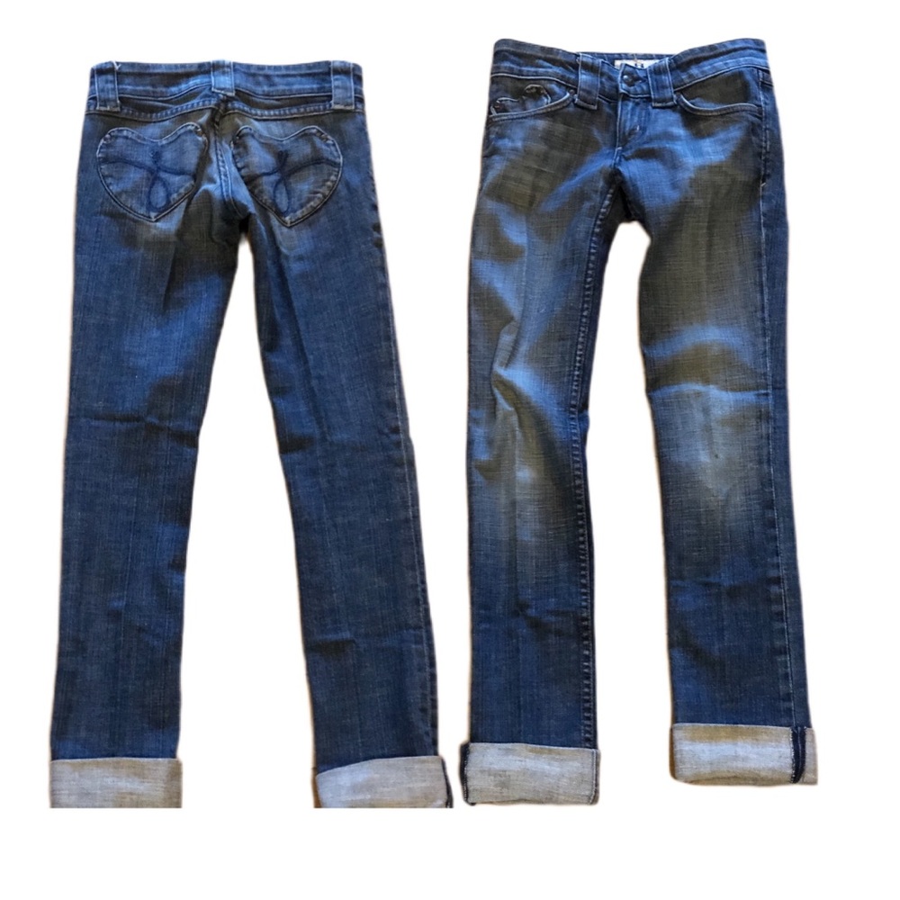JUICY COUTURE HEART POCKET JEANS!